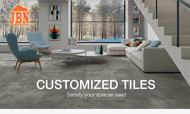 Different Grey Matte Surface Terrazzo Porcelain Floor Tile (JB6004D)