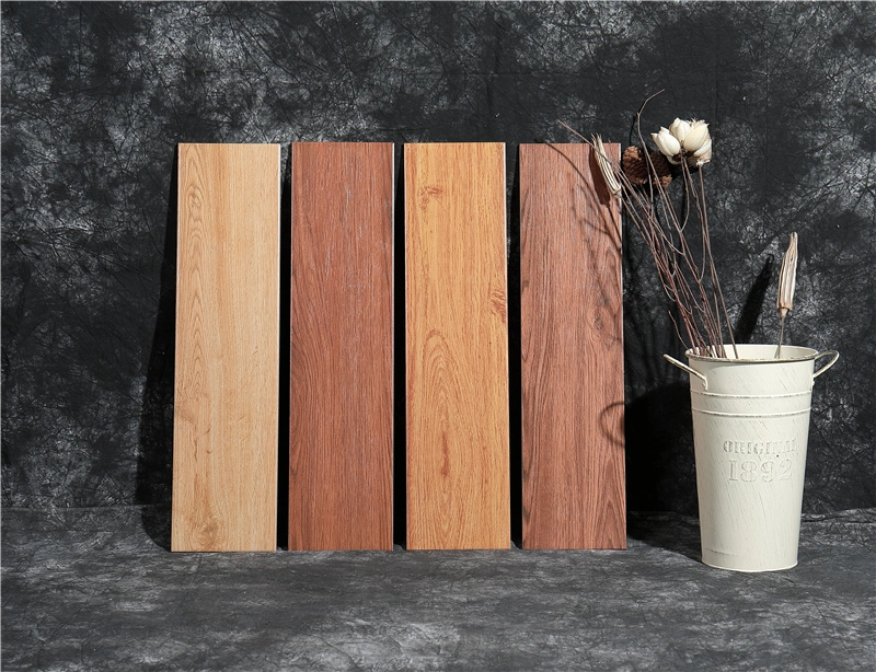 Germany Home Application Herringbone Wood Look Redwood Natural Wood Tile