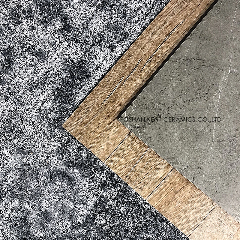 Matt Surface Dark Grey Rustic Porcelain Flooring Tile