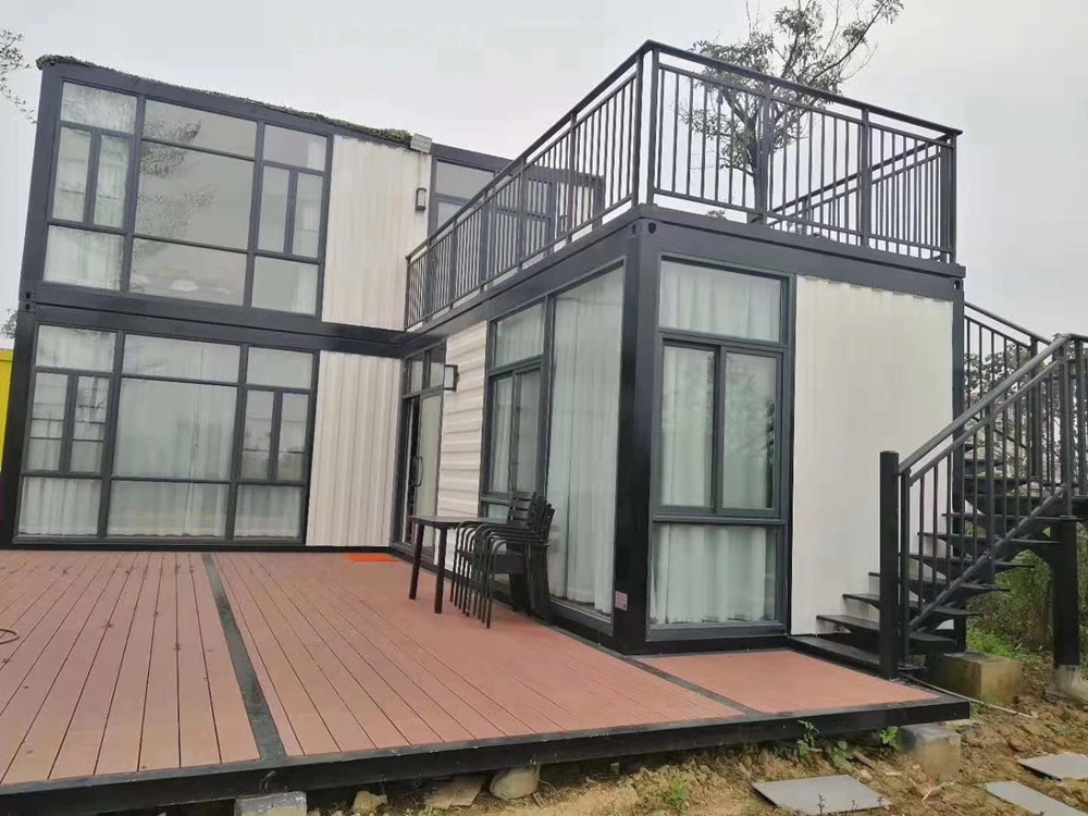 Luxury Two Storey Two Bedroom Prefab House Container Luxurious