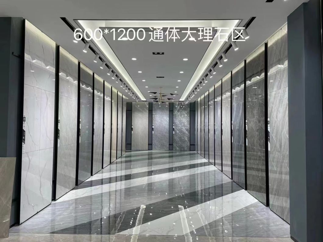 Glazed Porcelain Wall Tile 800X800mm Infinite Striation Polished Floor Tiles (Hz8718)