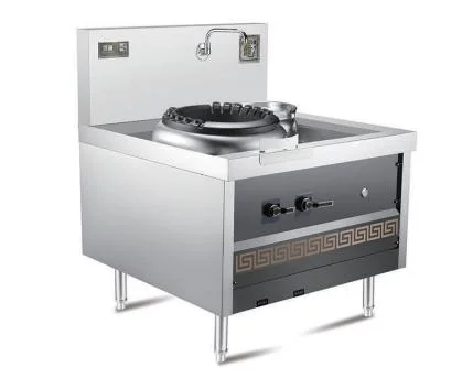 Chinese Tang Style Kitchen Equipment Commercial Stainless Steel Cooker Cooking Stove