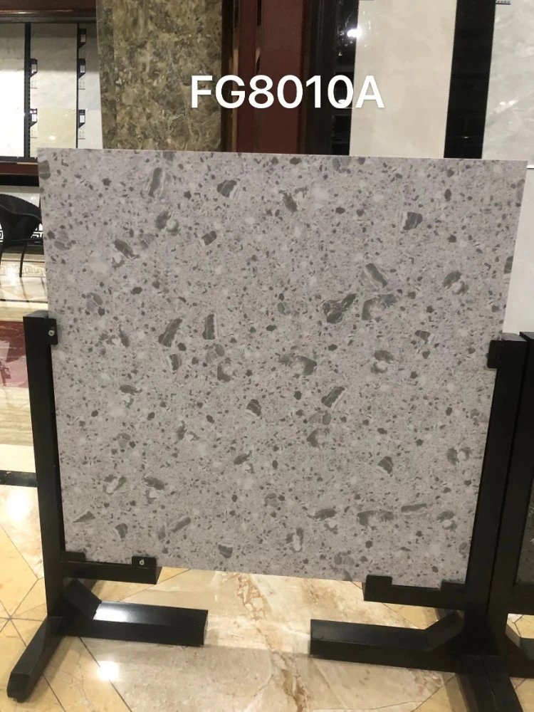 800X800mm 600X600 Antique Terrazzo Light Gray Rough High Quality Cheap Price Floor Ceramic Tile