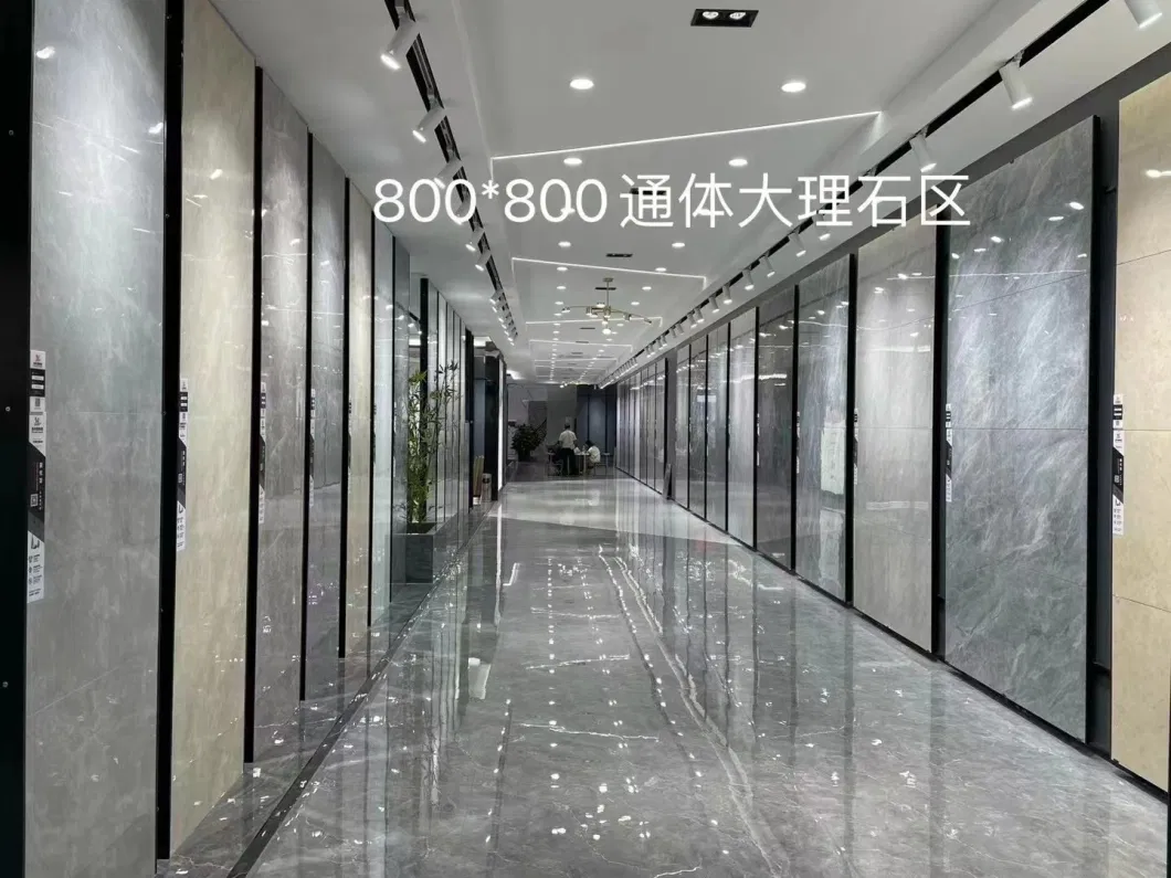 Glazed Porcelain Floor Tile 400X400mm Infinite Striation Polished Floor Tile (HZXHL4033)