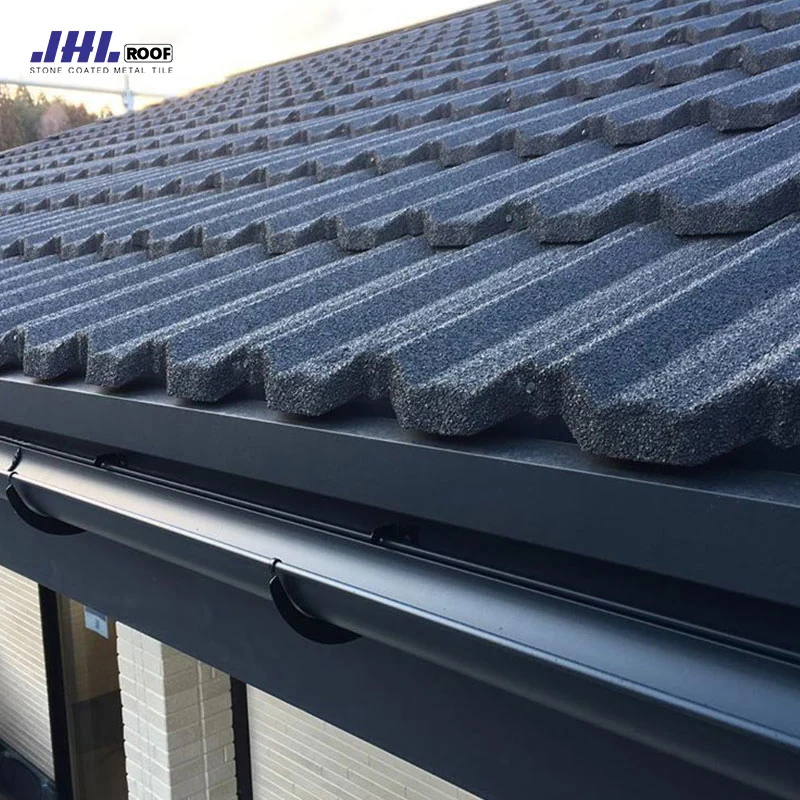 Classic Weather Resistant Galvanized Roofing Material Stone Coated Metal Roof Tiles