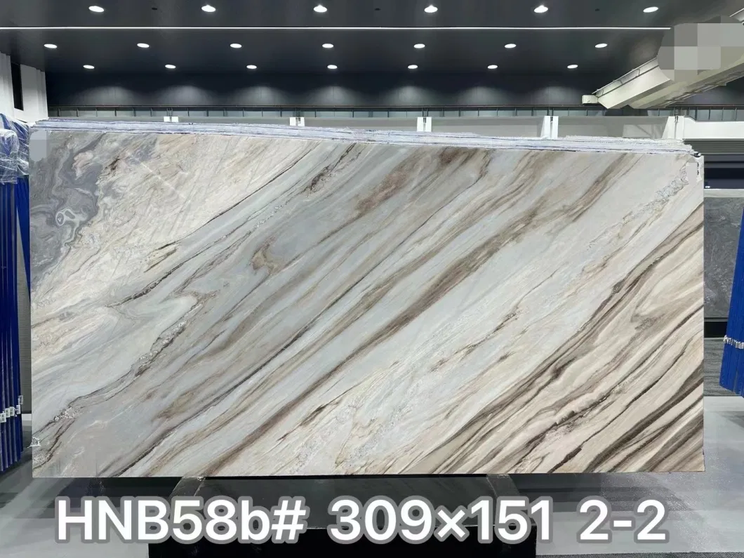 Palissandro/Bronze Blue Marble Top A Grade Luxury Stone Tile Interior Wall/TV/Sofa Background/Panel/Floor Design