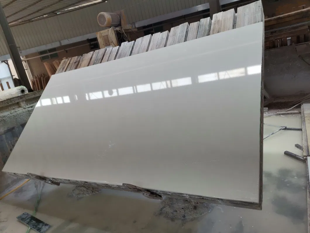 White/Cream/Grey/Black/Brown/Veins Artificial Stone Engineered Marble Slabs for Kitchen Countertops/Worktops