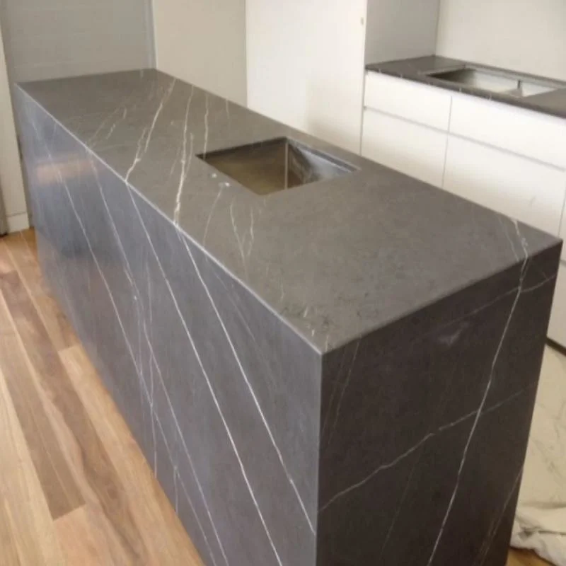 Dark Pietra Gray Marble Slab Tile for Kitchen Top/Table Top/Island/Countertop/Vanity Top