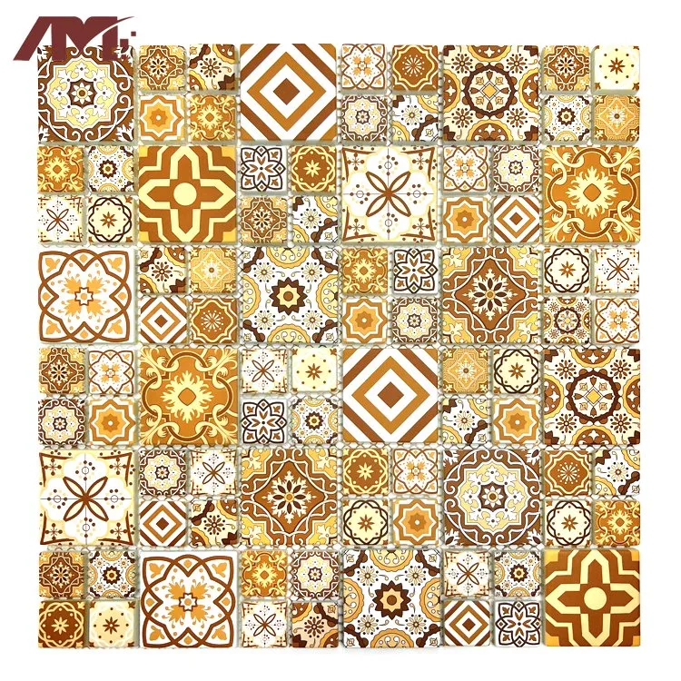 Wholesale China Supplier Hotel Bathroom Kitchen Wall Crystal Glass Mosaic Tiles