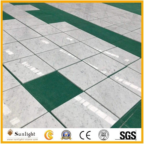 China Carrara Guangxi White Marble Floor Flooring Tiles