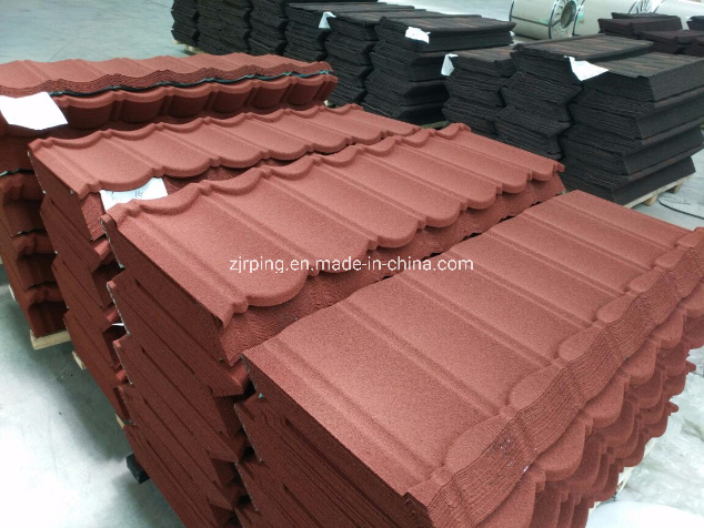 Galvanized Lightweight Roofing Steel Sheets Price, Africa Cheap Stone Coated Metal Tile