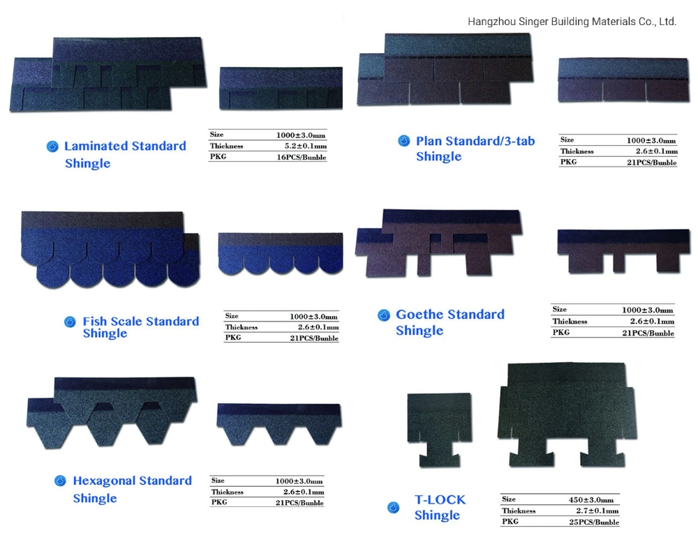 Custom Wholesale Colored Roof Shingles Laminated Shingles Asphalt Roofing Shingles Architectural Roofing Tiles