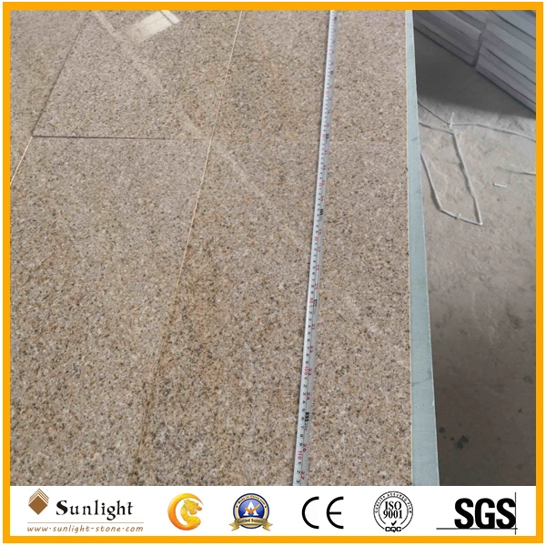 Cheap G682 Sunset Gold Misty Yellow Granite Flooring Tiles