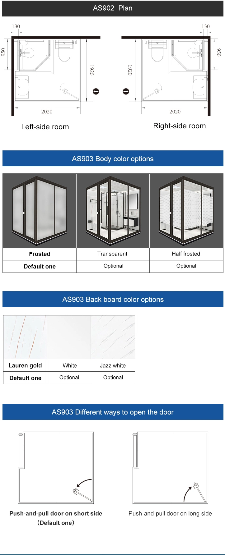 Low Price Luxury Portable Modular Shower Unit Indoor Prefabricated Complete Hotel Toilet Bathroom Pod for China