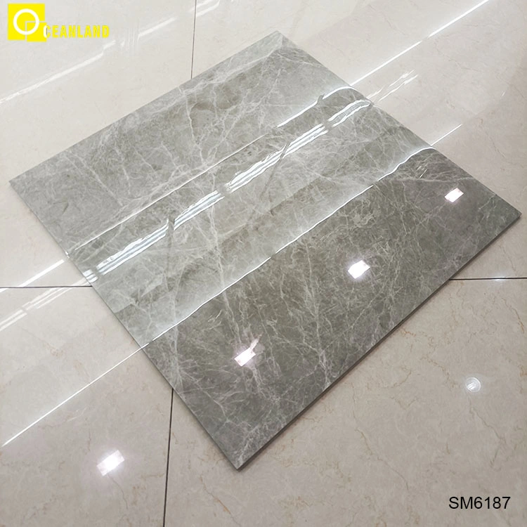 Foshan Supplier Gray Luxury 600X600 mm Glazed Polish Floor Porcelanato Ceramic 60X60