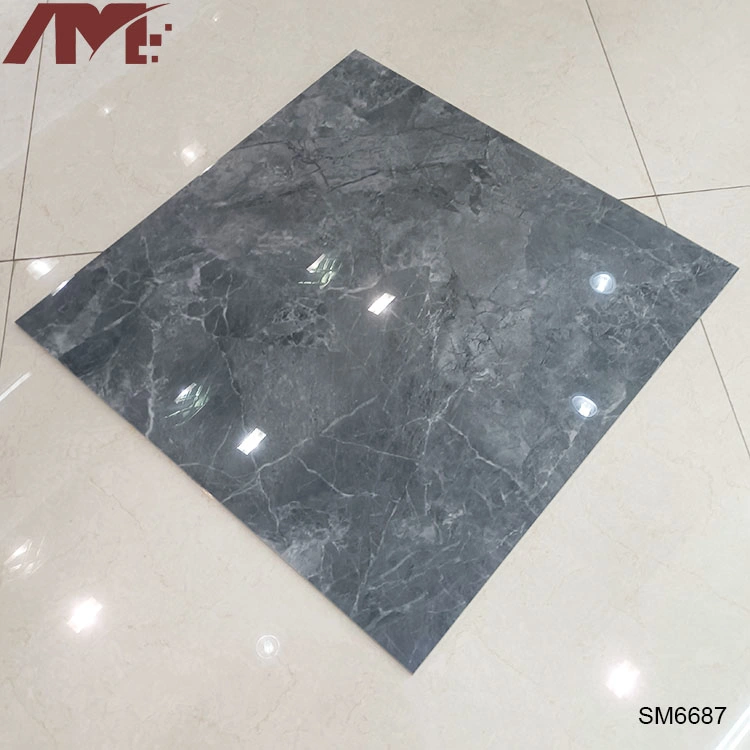 China Supplier Gray Indoor 600X600 Full Glazed Porcelanato Polished Porcelain Tile