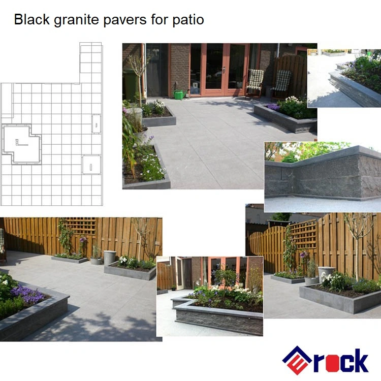 Hone Blue Limestone Paving Stone Tiles for Paito Pavers