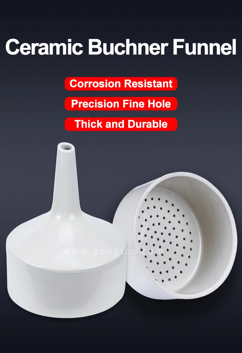 Huge Low Price Laboratory Buchner Funnels Porcelain and Ceramic Funnels Ceramic Filter