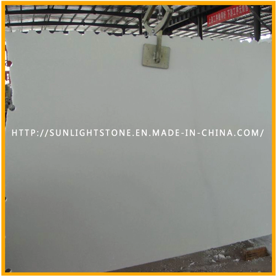 Cheap China Pure White /Crystal White Marble Large Floor Tiles