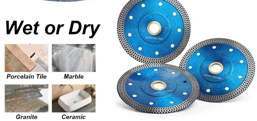 Super Thin Turbo Diamond Saw Blade for Granite Marble Ceramic Porcelain Tile