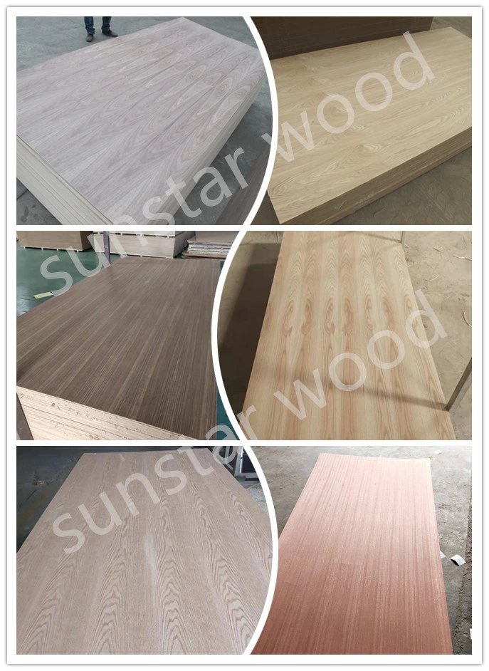 Natural Veneer Red Oak/White Oak Faced/Laminated Plywood for Furniture