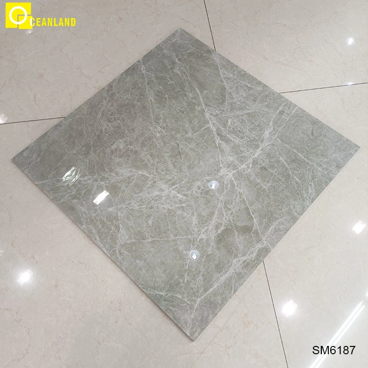 Foshan Supplier Gray Luxury 600X600 mm Glazed Polish Floor Porcelanato Ceramic 60X60