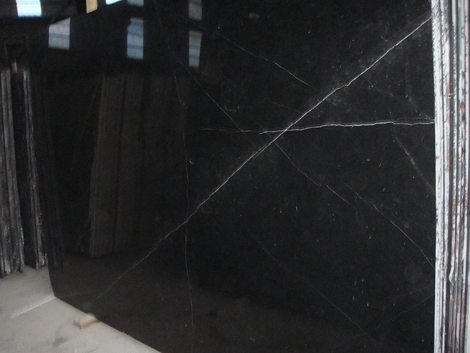 Natural Stone Ryker Black Nero Marquina Black/White Marble Quartz for Cut to Size Wall Floor Stair Tile