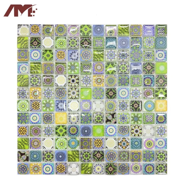 Wholesale China Supplier Hotel Bathroom Kitchen Wall Crystal Glass Mosaic Tiles