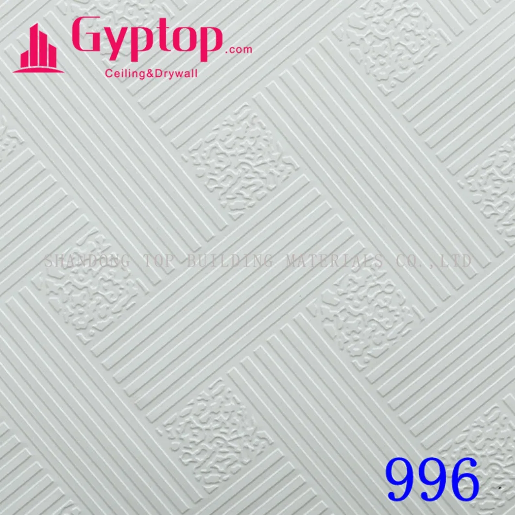 PVC Gypsum ceiling Tile/Perforated ceiling Tile/154/996/238 Design