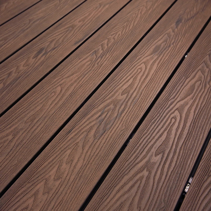 Fashion Environmentally Friendly Hot Sale 3D Outside Floor Tiles Outdoor Cladding WPC Decking