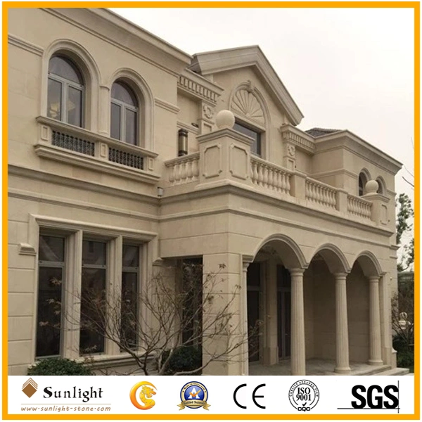 Natural Beige/Cream/Yellow Limestone Wall Tile for Exterior