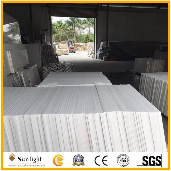 Natural Stone Polished Pure White Marble Vietnam/Crystal White Marble