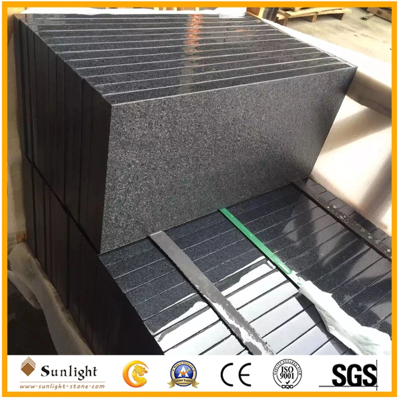 Cheap Grey Sea Flower Granite Stone Rhombus Paving Stones for Landscape