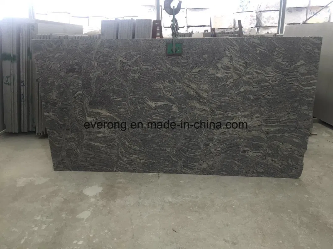 China Juparana Sand Wave Granite with Gangsaw Slab for Flooring &amp; Wall Tile