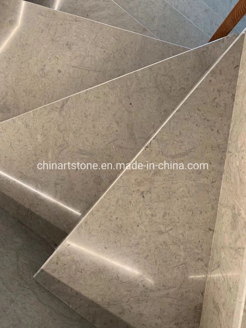 Nature Grey Marble Limestone Stair and Tile