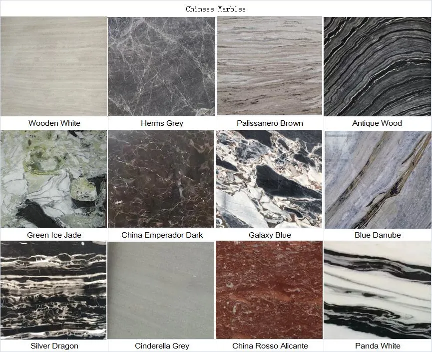 China Natural Stone New Brown Tini Marble Tiles for Interior Floor Wall