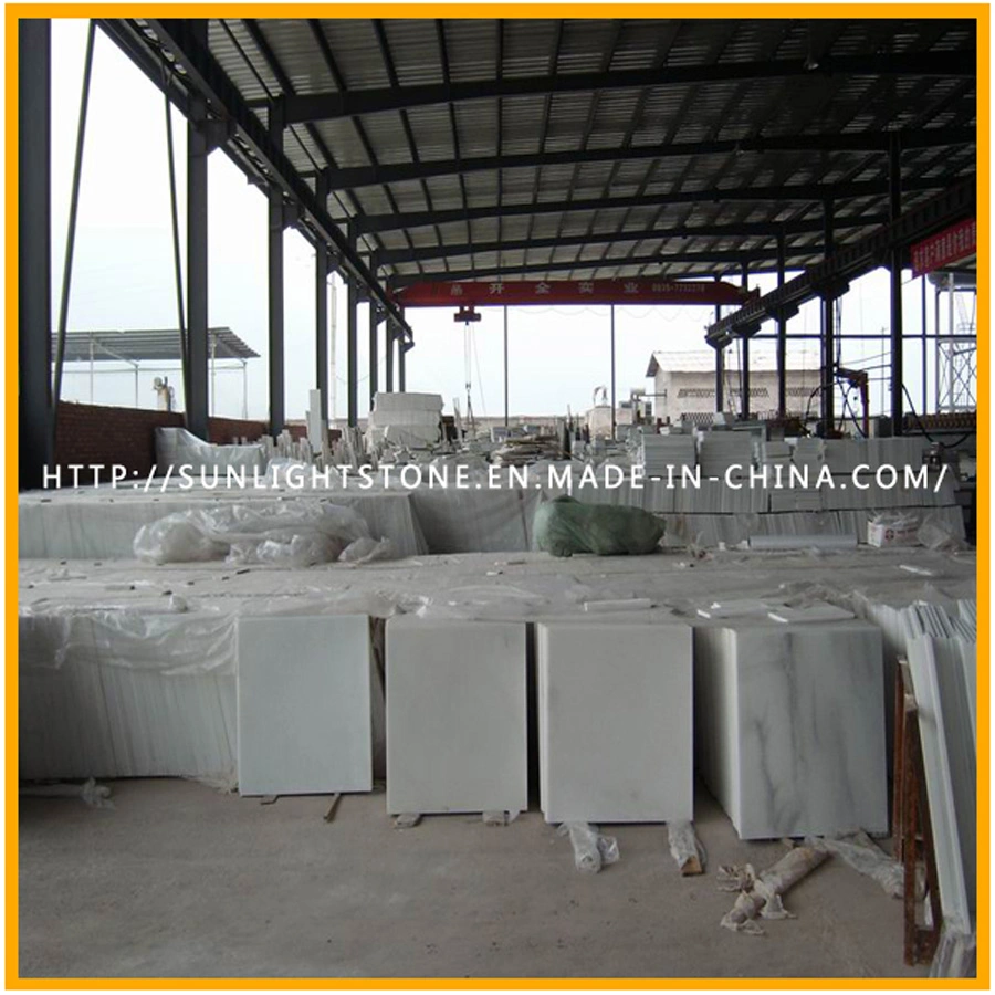 Cheap China Pure White /Crystal White Marble Large Floor Tiles