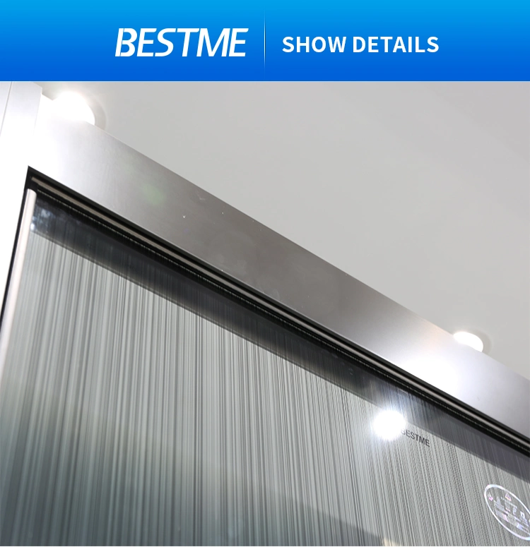 Foshan High Quality Gray Gun Stainless Steel Frame Xinyi Brand Shower Glass Door (Bl-B0118-C)