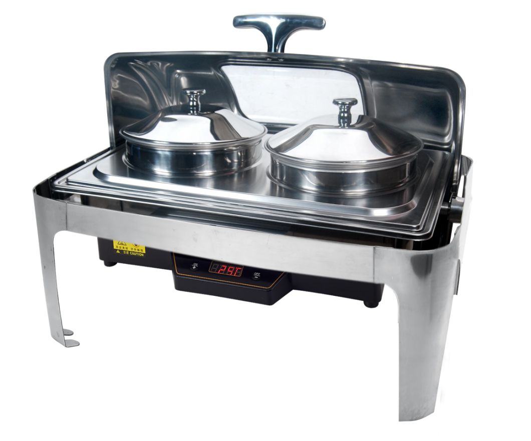 Commercial Restaurant Kitchenware Buffet Food Soup Server Warmer Display Chafing Dish Stove