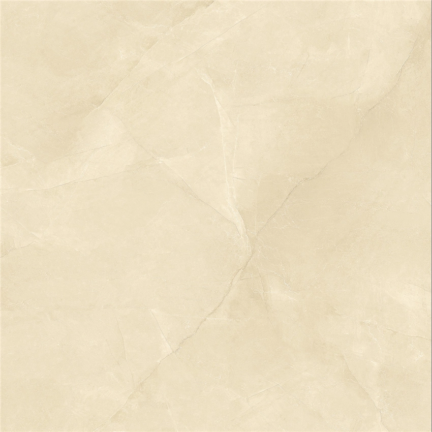 800*800mm Beige Color Full Polished Copy Marble Porcelain Floor Tiles