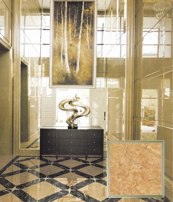 Cheap Price New Design Marble Look Polished Glazed Porcelain Tile