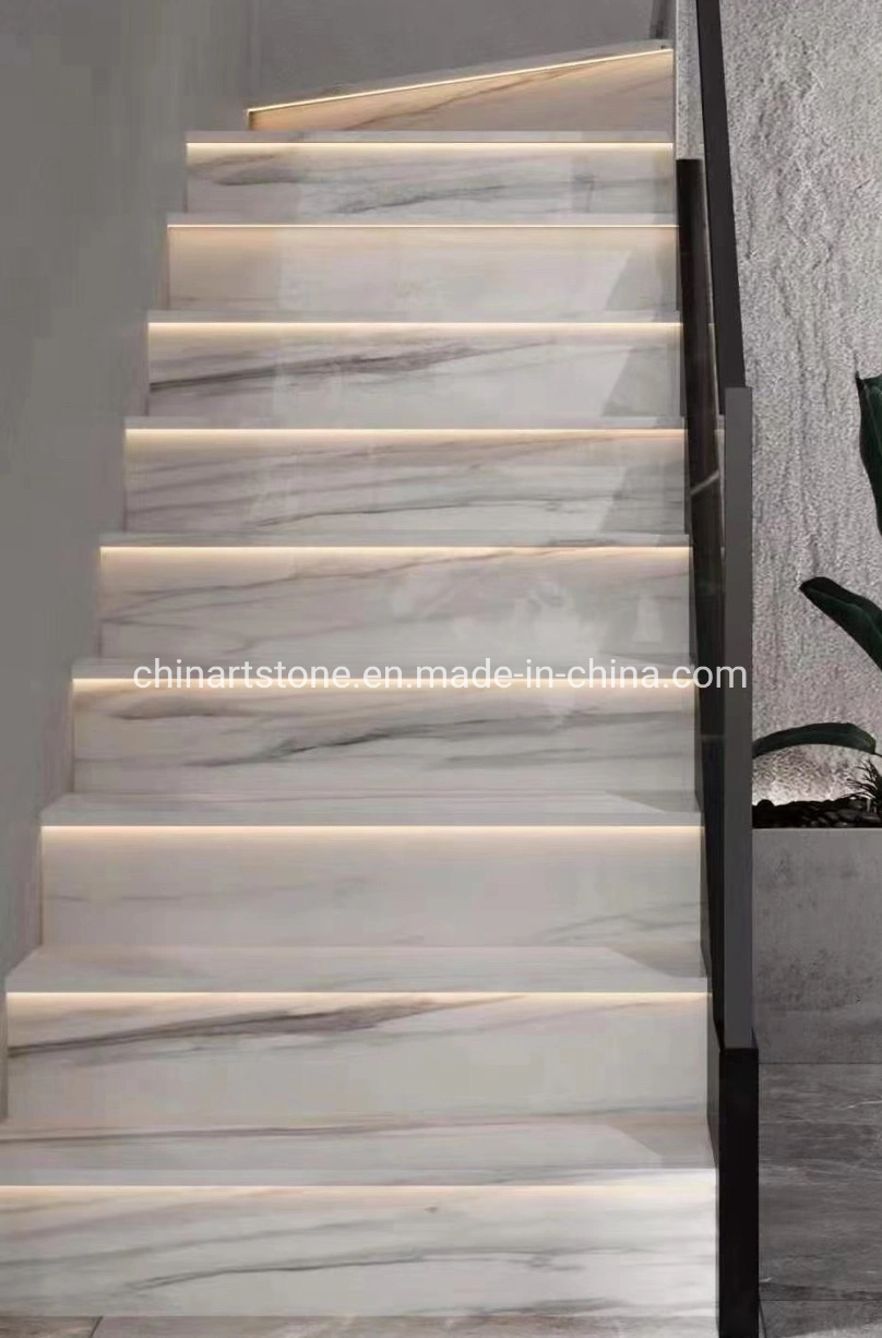 Nature Grey Marble Limestone Stair and Tile