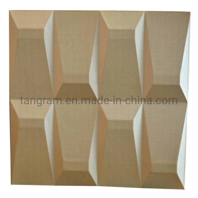 3D Faux Leather Wall Tiles Special Effect Wall Decoration