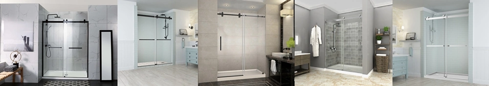 6mm 8mm 10mm 12mm New Style Bathroom Sliding Shower Enclosure Door Shower Screen Panel