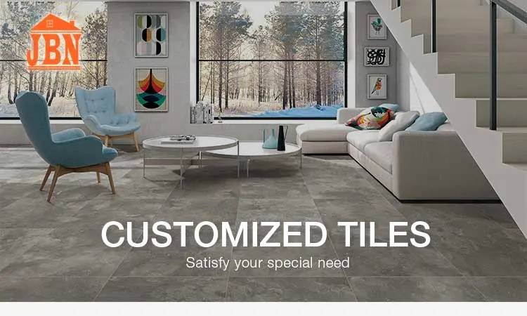 Jbn Customized Beige Porcelain Glazed Rustic Ceramic Floor Tile (JB6076D)