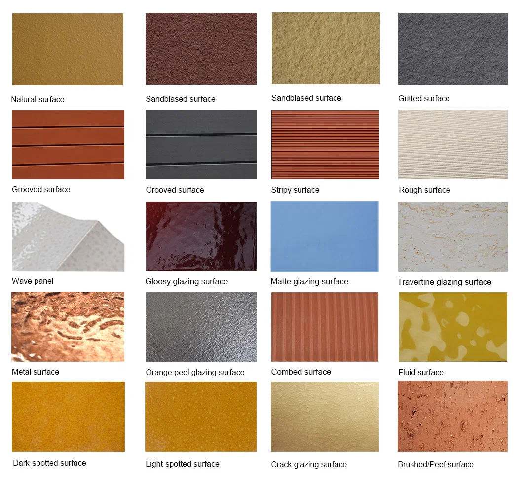 Togen Building Material Cladding Exterior Klinker Clay Tiles Wall Panels