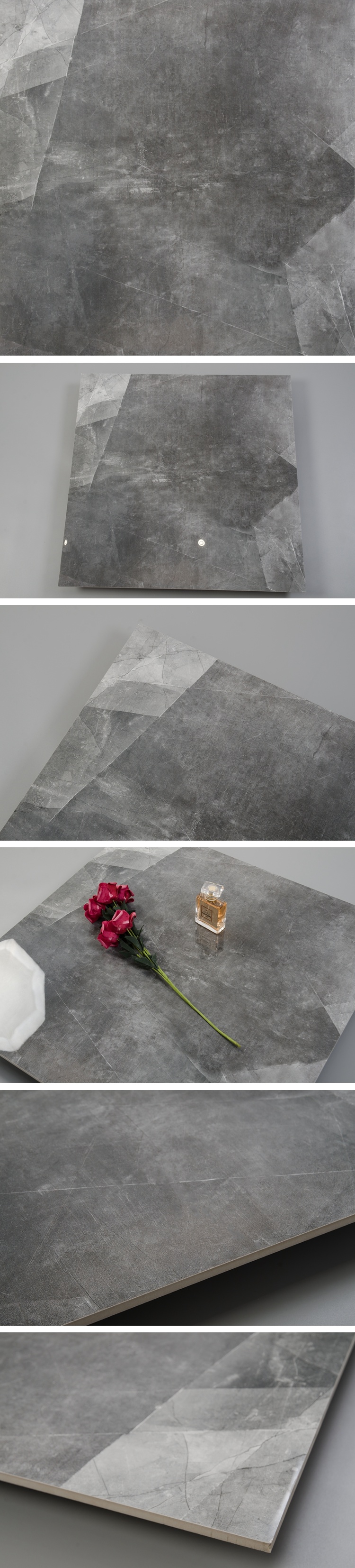 60X60 Wear Resistant Gray Ceramic Tile Looks Like Stone