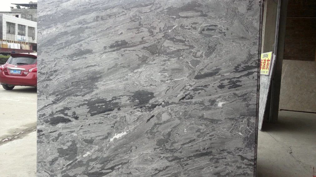 Hot Chinese Natural Stone Sea Wave Grey Marble Wall Tiles