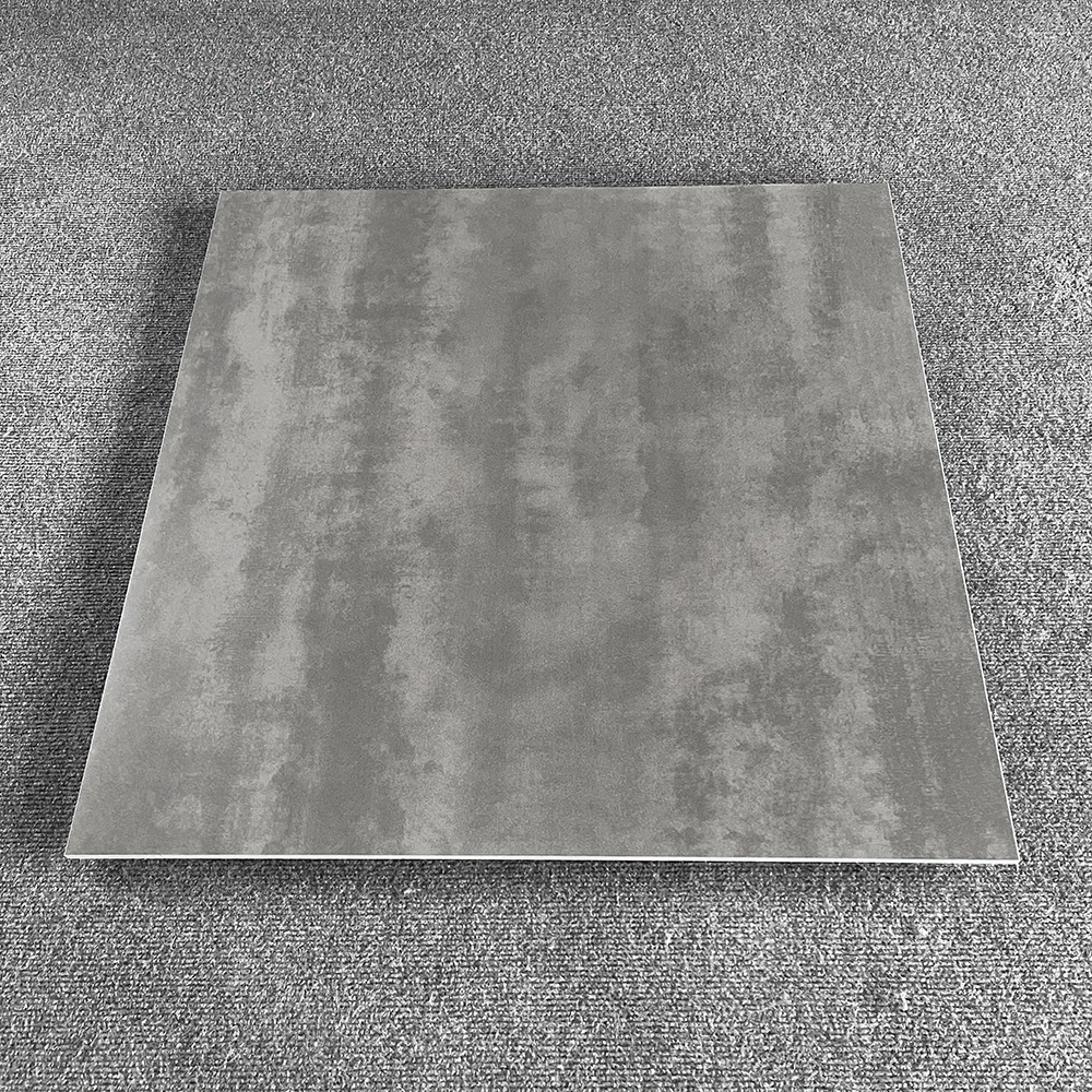 High Quality Full Body Matt Concrete Look Grey Porcelain Rustic Floor Tiles 600X600 Cement Wall Tile