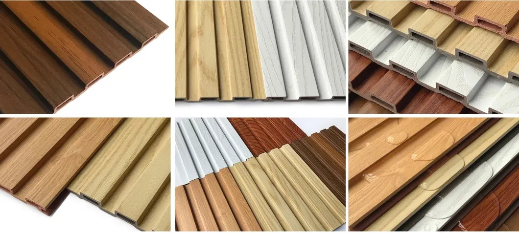 Interior Ecowood PVC Composite Cladding Tiles Soundproof WPC Wall Panel